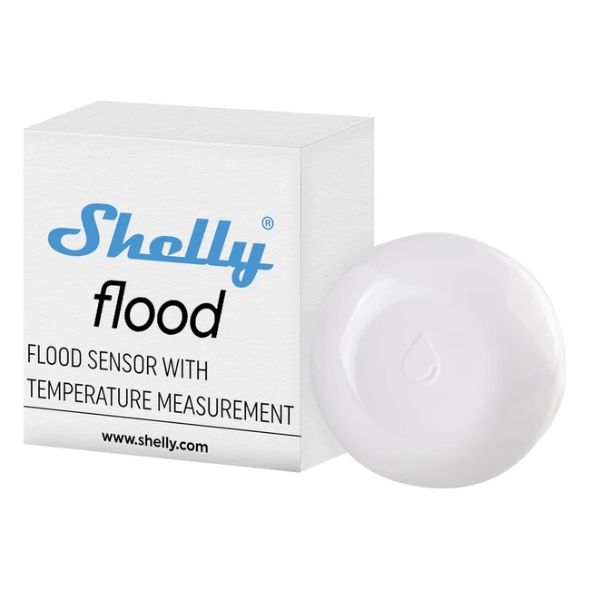 Shelly Flood Dtecteur de Fuite Sans Fil - Mesure Temprature - Alarme Domotiq