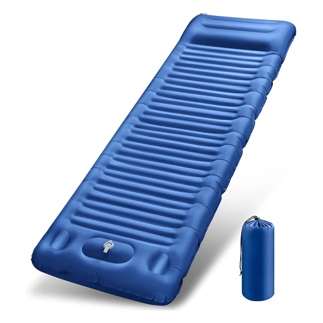 Materassino Campeggio Autogonfiabile Jemulice 12cm Ultraleggero Trekking Backpacker