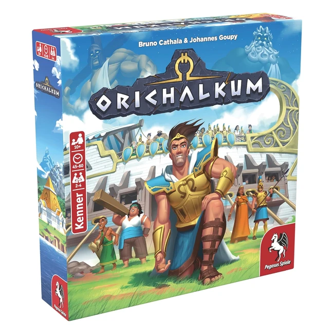 Pegasus Spiele Orichalkum 51883G - Legespiel mit Mythologischen Monstern und Wet