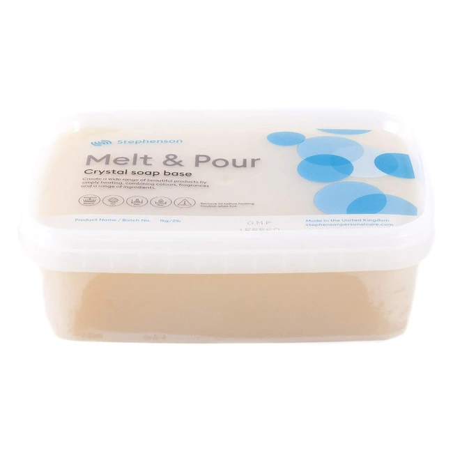 Base Saponette Biologica Melt and Pour 1kg - Naturale e Biodegradabile