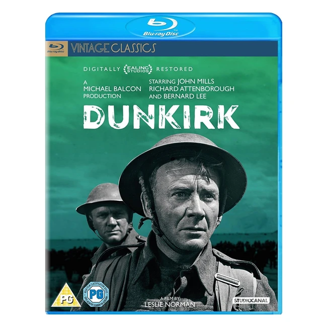 Dunkirk Digitally Restored BluRay - Limited Edition - Action Packed WWII Film