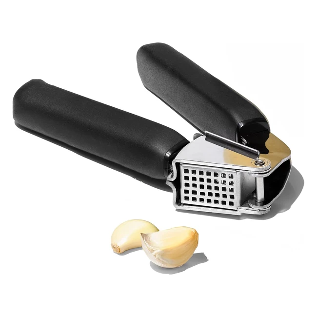 Oxo Good Grips Garlic Press - Stainless Steel Construction - Large Capacity Hopp