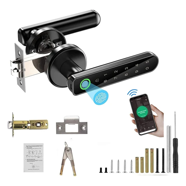 Serrure Porte Intelligente Tekxdd Empreintes Digitales Bluetooth Tactile