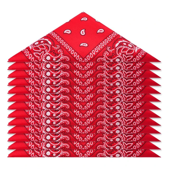 Set 12 Bandane Colorate Aomig - Multicolore - Per Donna Uomo Bambini