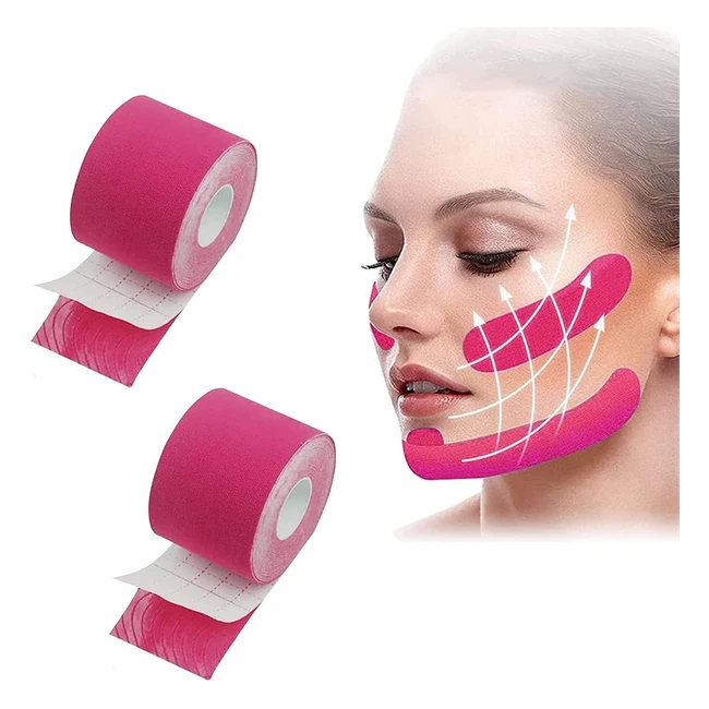 Face Lift Tape - Cerotti Antirughe per Viso - Visonastro - Lifting Facciale - Adesivo - 2 Pezzi