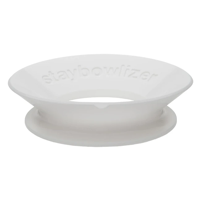 Staybowlizer Schüsselring Küchenhelfer Silikon Weiß - Stabile Basis für Rührschüsseln