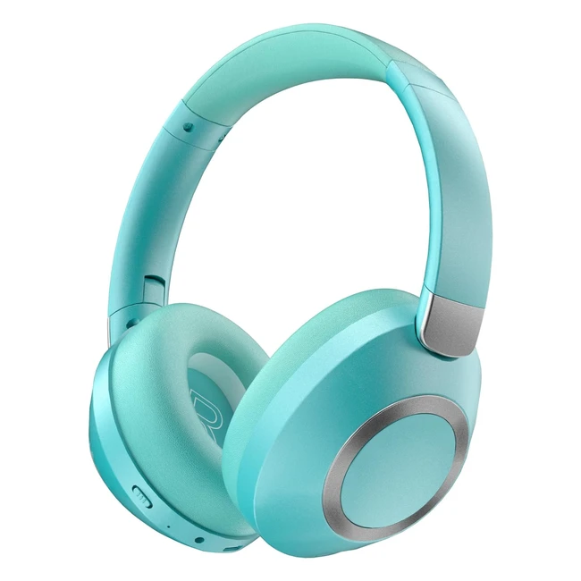 Wireless Bluetooth Headphones 100H Playtime ANC Headphones with Microphone - Rebocico