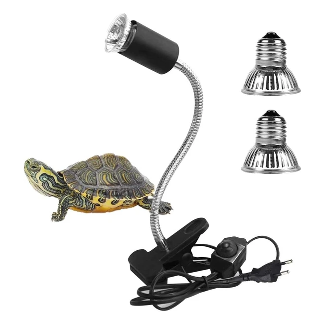 Ampoules UVA UVB Ledgle 25W et 50W pour Reptiles - Base Longue 360°