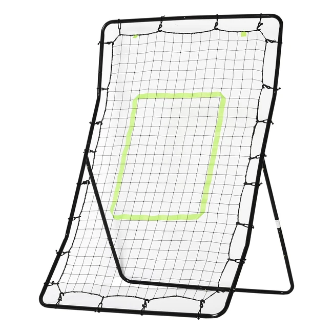 Homcom Rebounder Net Game Spot Target Ball Rebounders Training Equipment - Play & Teach