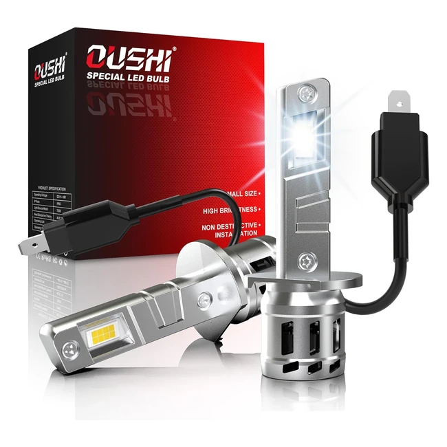 Lampadine LED H1 Oushi 6500K 16000lm - 2 Pezzi