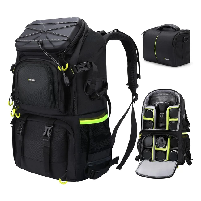 Mochila Endurax para Cmara - Gran Capacidad - Protector de Lluvia - DSLRSLR -