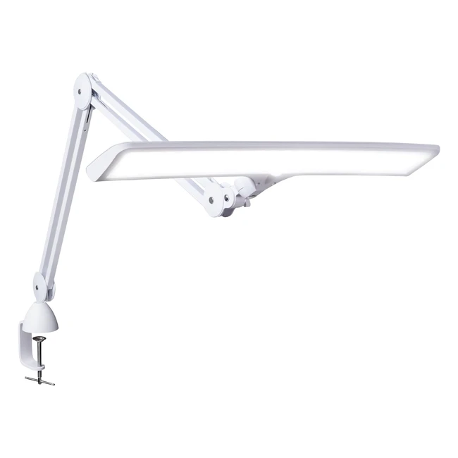 Daylight Company Lumi Task Lamp Craft Light Touch Dimmable 3800 Lux 1320 Lumens 15W White