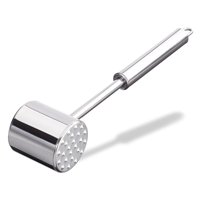 Batticarne Professionale Bifacciale 28cm Acciaio Inox Antiruggine