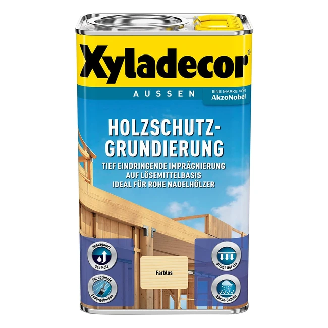 Xyladecor Holzschutzgrundierung 25L - Farblos - Lsemittelbasis - Schtzt und 
