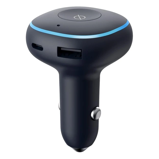 iOttie Aivo Boost Dual Port Car Charger with Alexa Built-In  High-Speed USB-C P