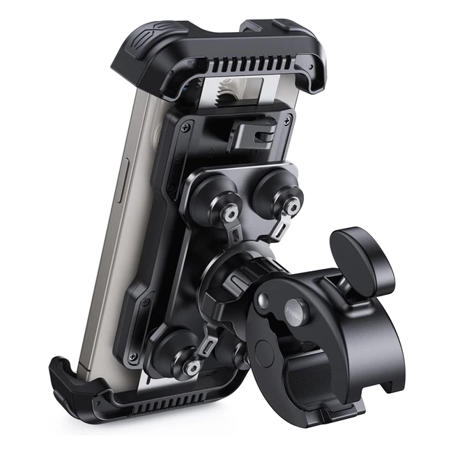 Support tlphone moto Lamicall antivibration double amortisseur 360 rotation 