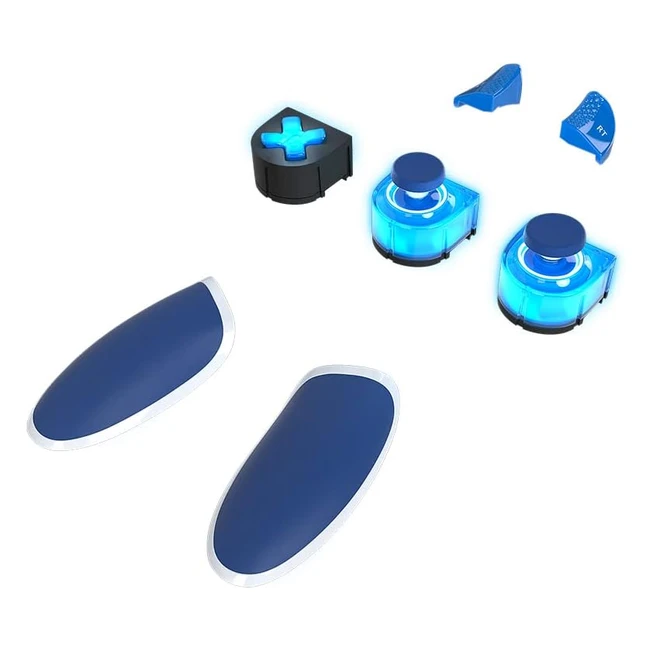 Thrustmaster eSwap X LED Blue Crystal Pack - Pack de 7 modules rtroclairs en ble