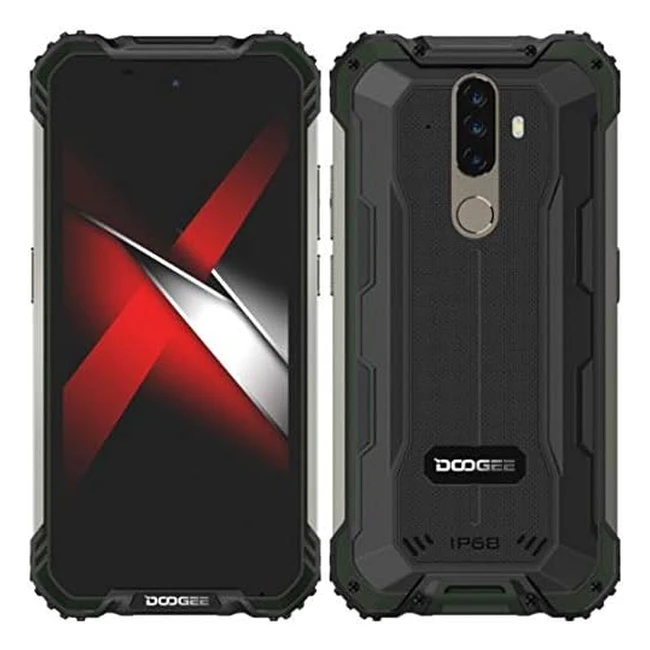 Telephone Portable Incassable Doogee S58 Pro Android 10 57 Smartphone IP68 IP69K Tanche Antichoc Octa Core 6Go RAM 64Go ROM