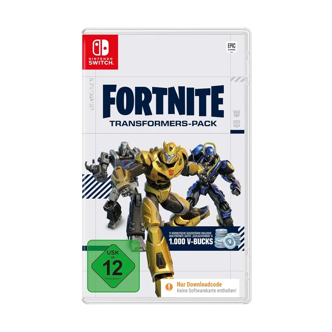 Fortnite Transformers Pack Download Code - Megatron Bumblebee Schlachtenbus - 