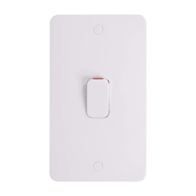Schneider Electric Lisse White Moulded LWM GGbl4021s 2 Gangs - Durable Antimicro