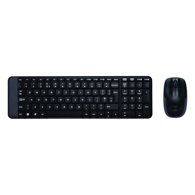 Logitech MK220 Wireless Tastatur  Maus Set 24 GHz Unifying USB Receiver 10m Re