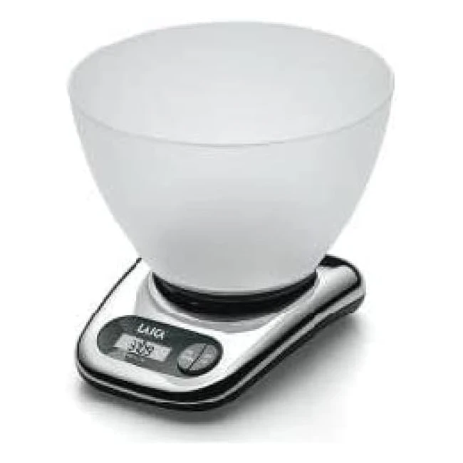 Bilancia da cucina elettronica Laica BX9240 - Cromo - 5 kg - Vitrex