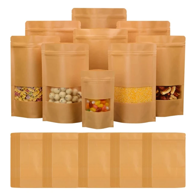 Sacchetti Carta Alimenti Kraft 30x40cm 10pz - Alta Qualità e Design Unico