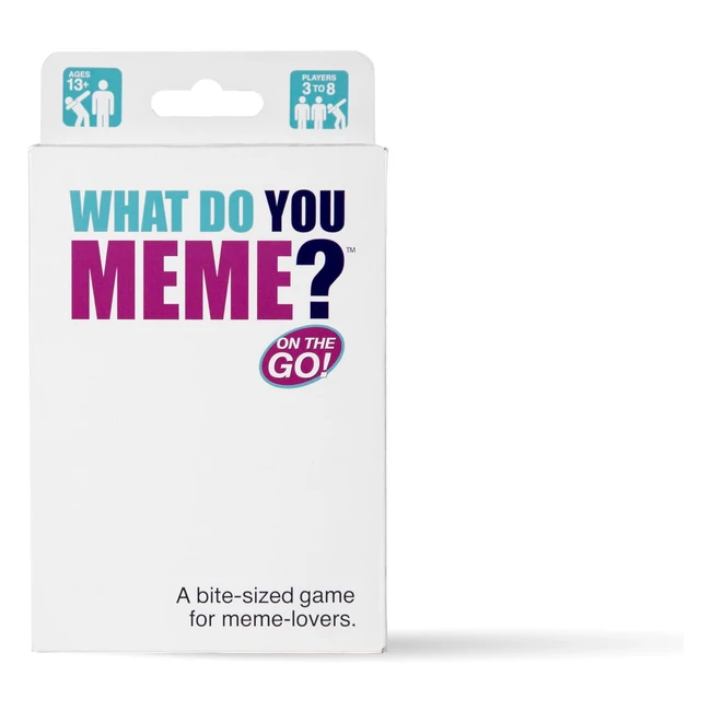 What Do You Meme On The Go - Travel Edition - Ages 13 - 3-8 Players