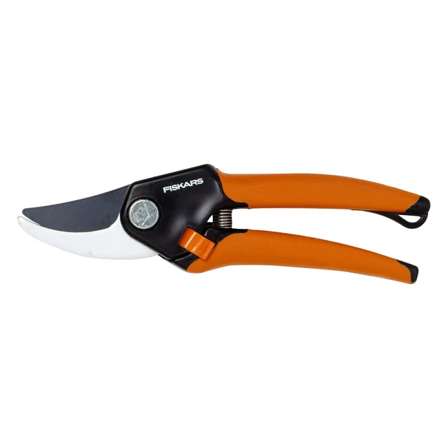 Fiskars Bypassgartenschere Antihaftbeschichtet Stahlklingen Schwarzorange 100134