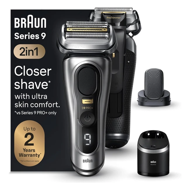 Braun Series 9 Pro Electric Shaver 9597cc - Closer Shave, Ultimate Comfort