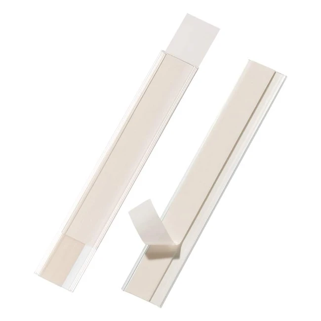 Portaetichetta adesivo Scanfix 200x30 mm trasparente - Durable 802419