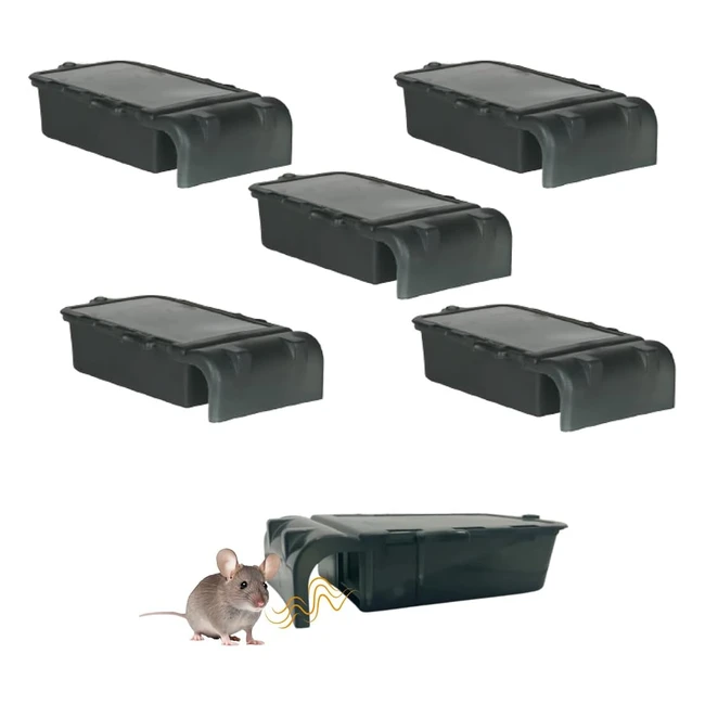 Muse Lebendfalle Multi - Bis zu 4 Muse fangen - Tierschonend  Wirkstofffrei