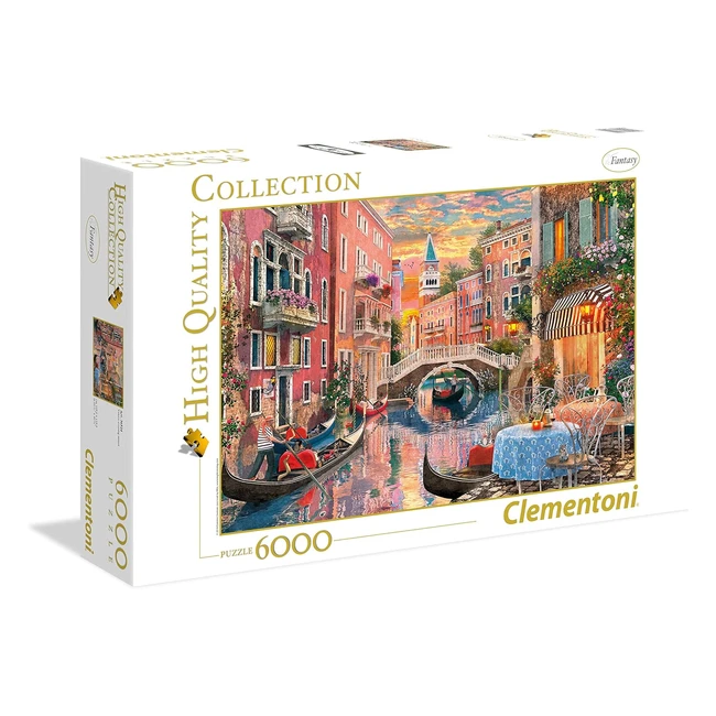 Puzzle Clementoni Venise Coucher de Soleil 6000 pces Haute Qualit