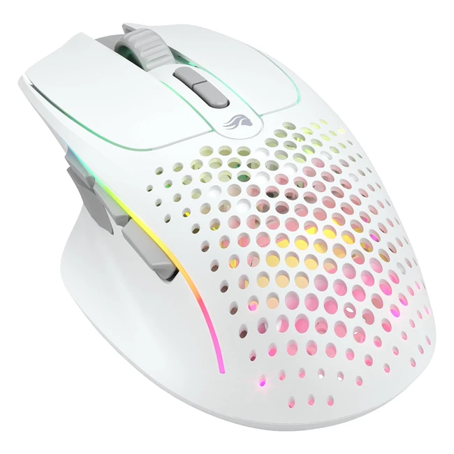 Mouse Gaming Glorious Model I 2 Wireless 24GHz e Bluetooth Bianco