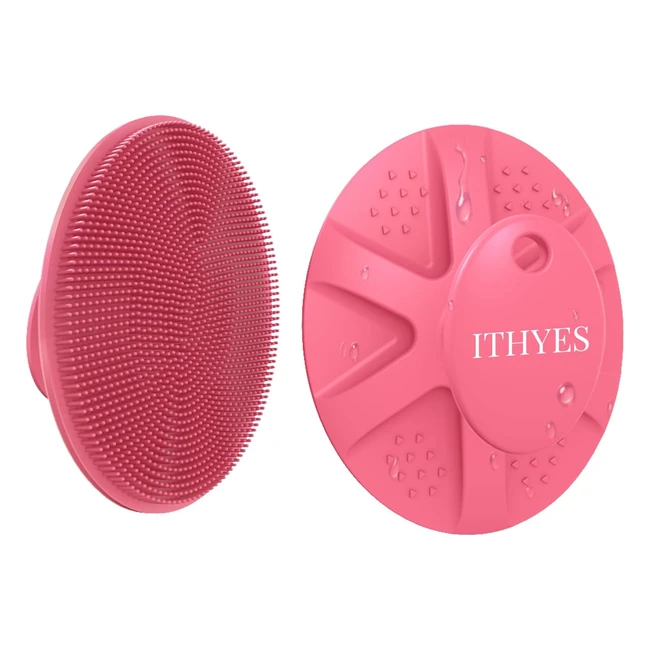 Ithyes Silicone Body Scrubber Exfoliating Brush for Men Women - More Hygienic Sh