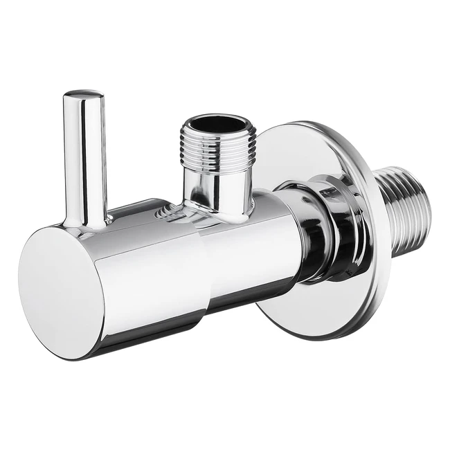 Llave de Escuadra Ibergrif M2202538 Acero Inoxidable 12x38 Cromo