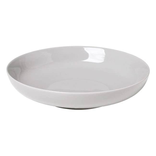 Blomus RO 64042 Tiefenplatte Elegant Grauton Bruch- und kratzfest Spülmaschinenfest 720 ml Farbe Nimbus Cloud