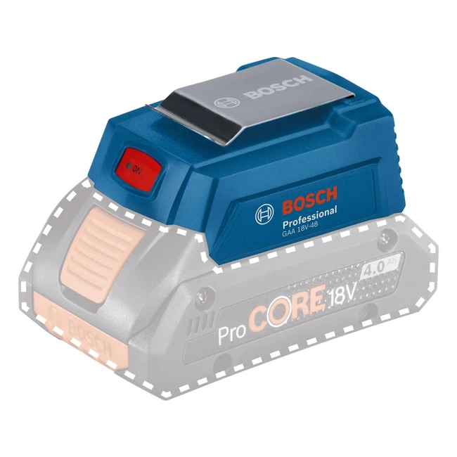 Bosch Professional 18V Charger GAA 18V48 - Compact USB Adapter