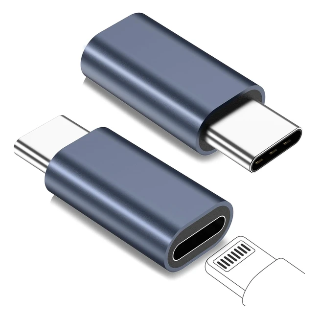 Adaptateur USB Type C Yootech pour Lighting vers USB C - Charge Rapide 18W - Tra