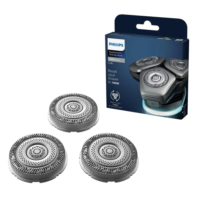 Philips Ersatzrasierkopf fr Serie 9000 Prestige Modell SH9150 Dual Steel Pr