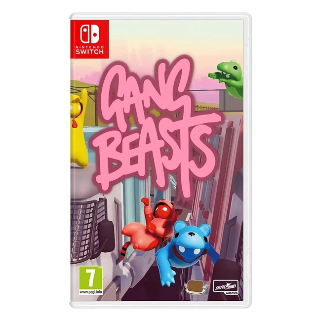 Gang Beasts Nintendo Switch - Hilarious Ragdoll Physics - Local/Online Play - Ref. #12345