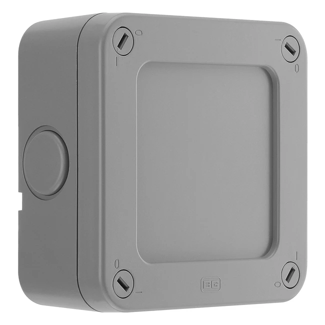 Masterplug WPJB Outdoor Weatherproof Junction Box 5 Pole Terminal Block IP66 Rat