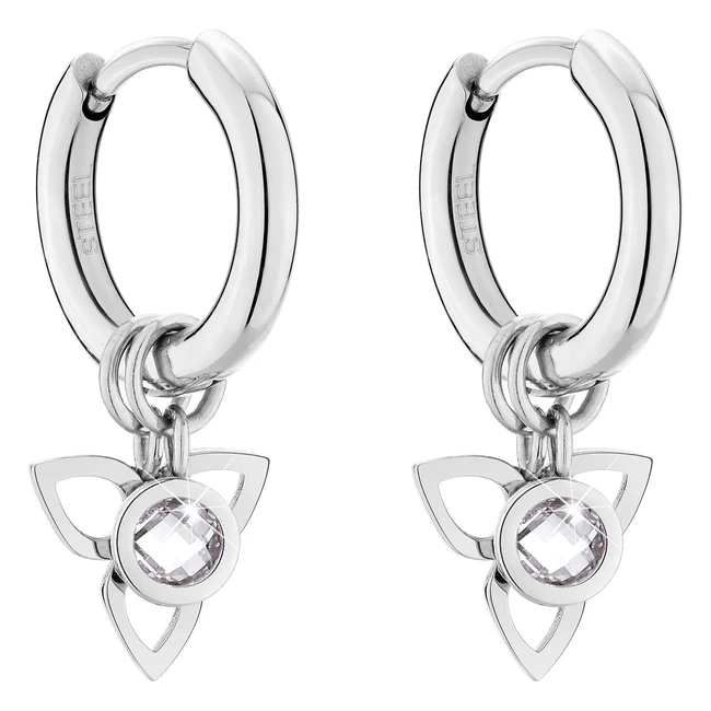Boucles d'oreilles Tamaris en acier inoxydable argent TJ0016E15 - Livraison gratuite