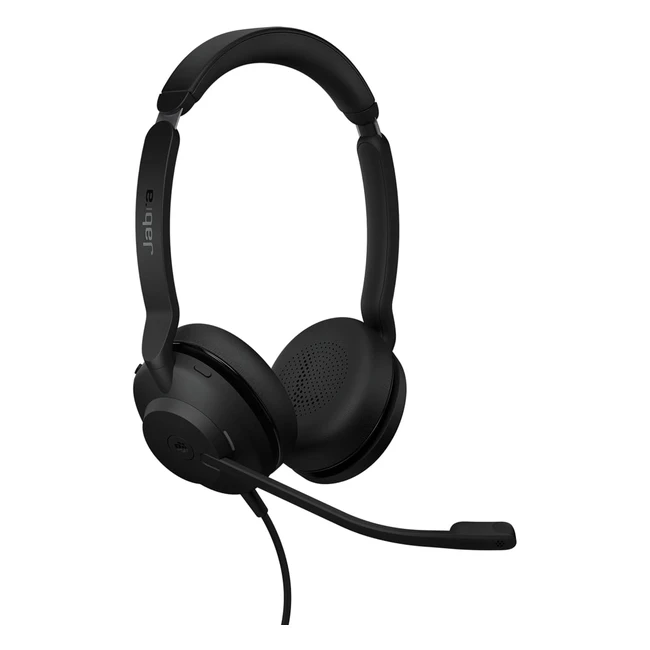 Jabra Evolve2 30 SE - Kabelgebundenes Stereo-Headset mit Geräuschunterdrückung und 2 Mikrofontechnologie - Inklusive USBA-Kabel - Schwarz