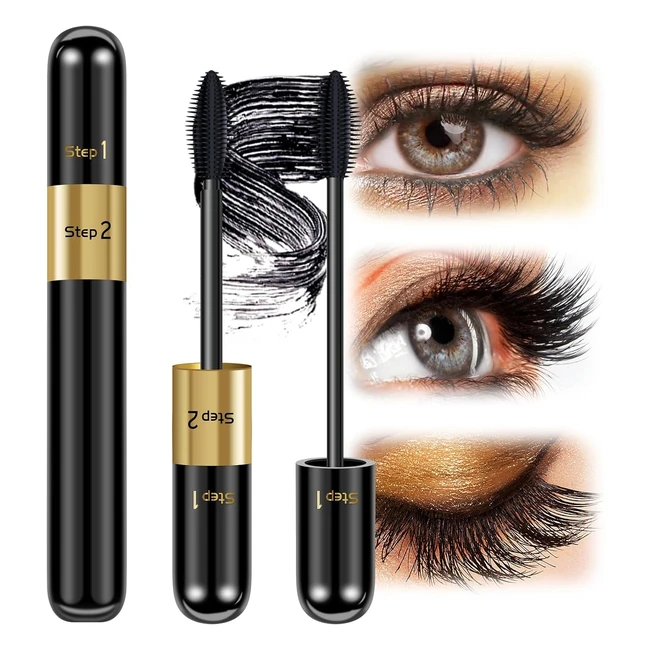 Mascara Volumizzante e Allungante Waterproof Nero - DrMode 1234 - Fibre Seta