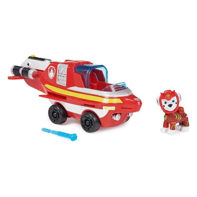Paw Patrol Aqua Pups Marshall Transforming Dolphin Vehicle | Ages 3+