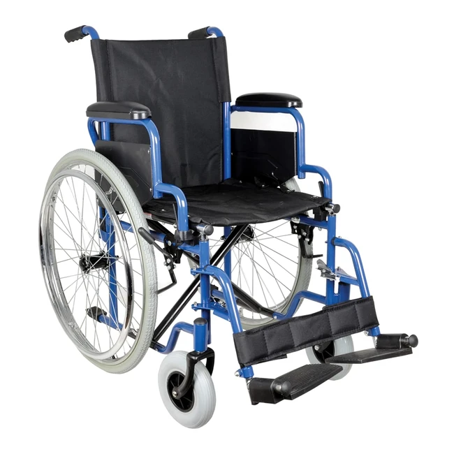 Gima Carrozzina Oxford Sedia a Rotelle Pieghevole Autospinta Ruote Pneumatiche B