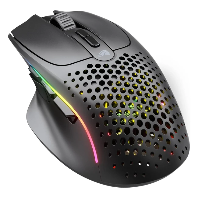 Mouse da Gaming Glorious Model I 2 Wireless 24 GHz e Bluetooth Ergonomico Legger