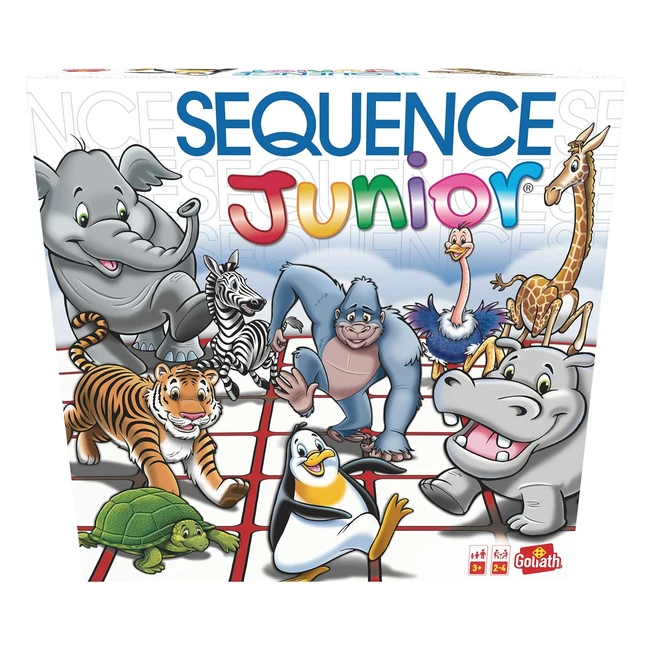 Goliath Games Sequence Junior - Classic Family Strategy Game for Kids - Ages 3