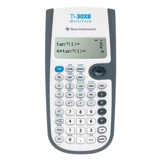 Calculadora Cientfica Texas Instruments TI30XB Multiview Gris Blanca - LCD Bat